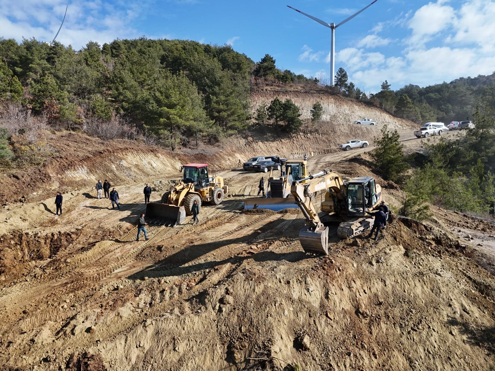 Serinyol-Madenli yolunda çalışmalar hızlandırıldı