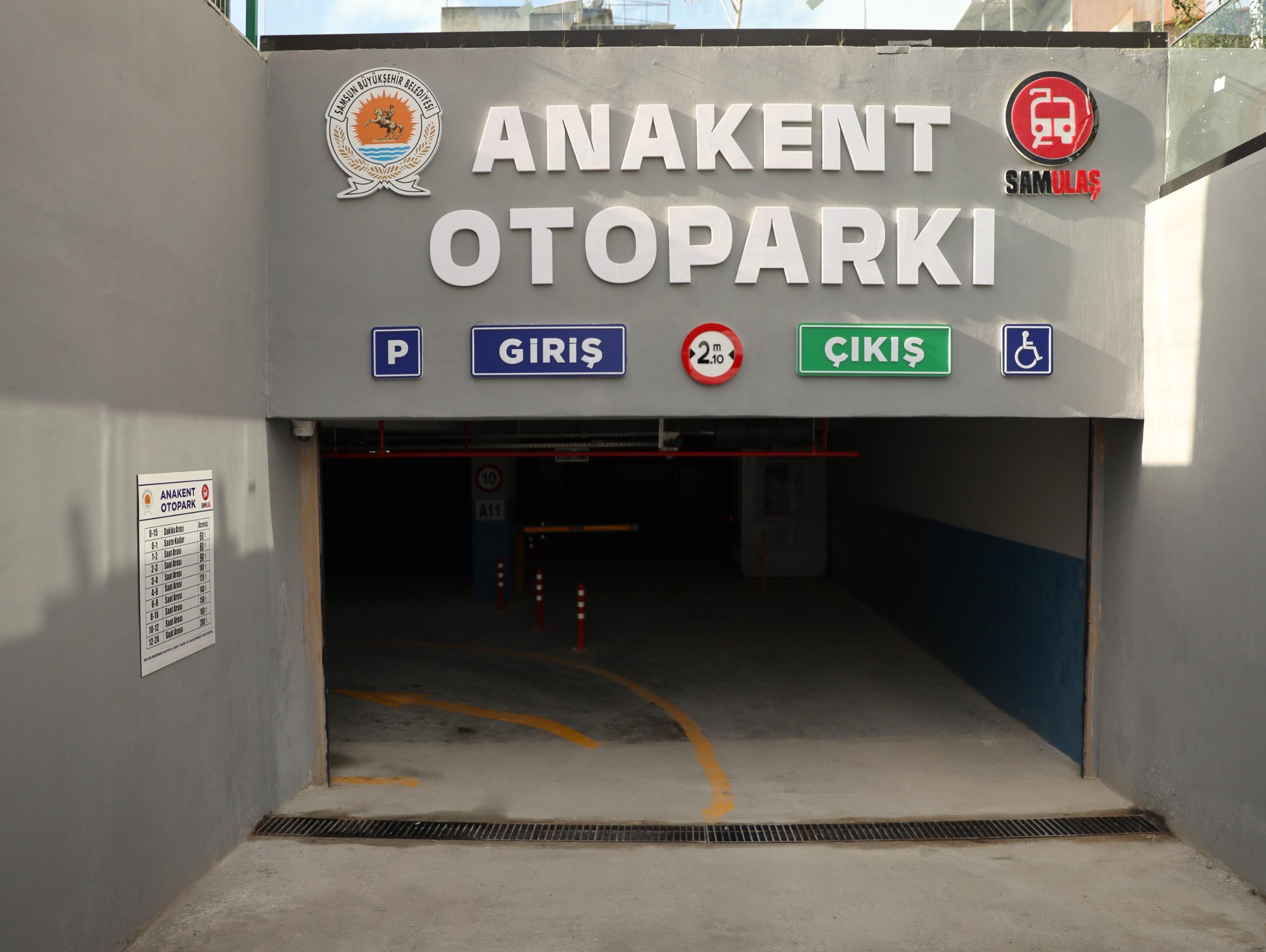 Çiftlik-2 Mekanik Otoparkı ve Anakent Otoparkı açıldı