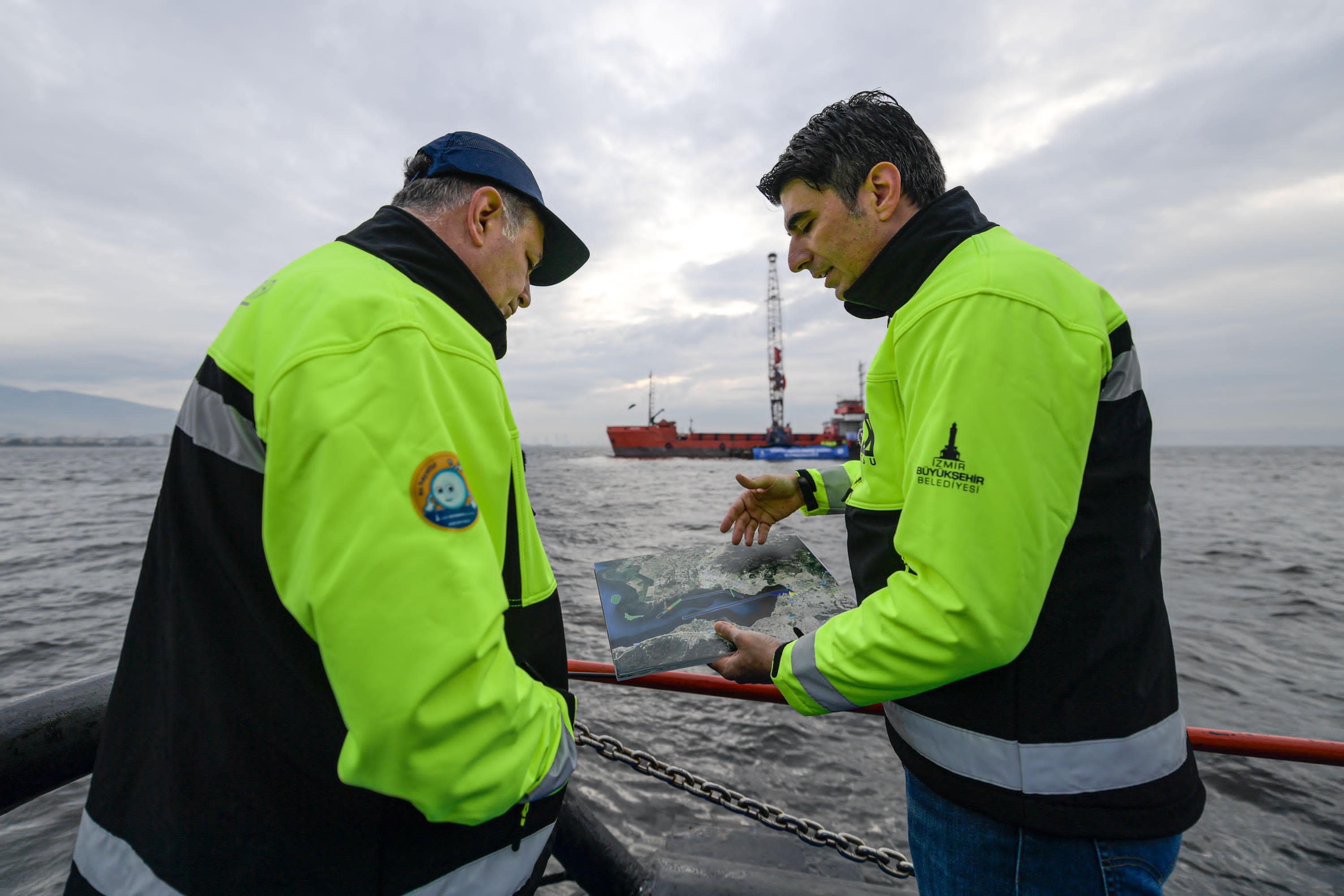 İzmir Körfezi’nde dip tarama çalışmaları başladı