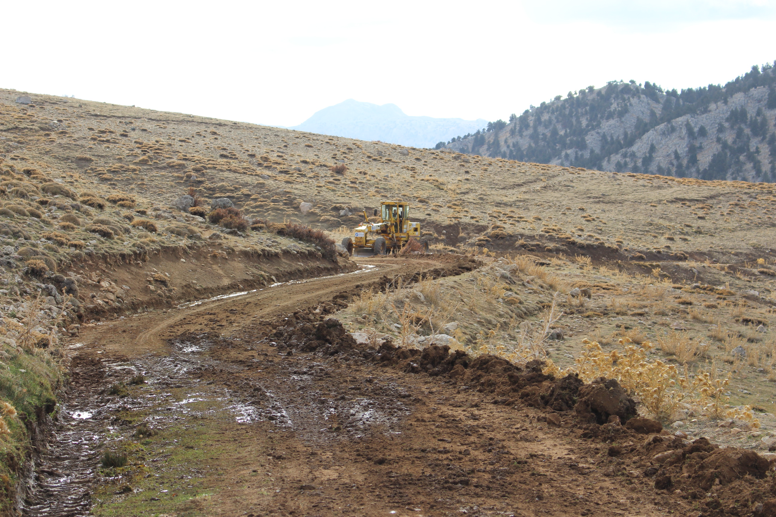 Antalya Elmalı Güğü Yayla yolu yenileniyor