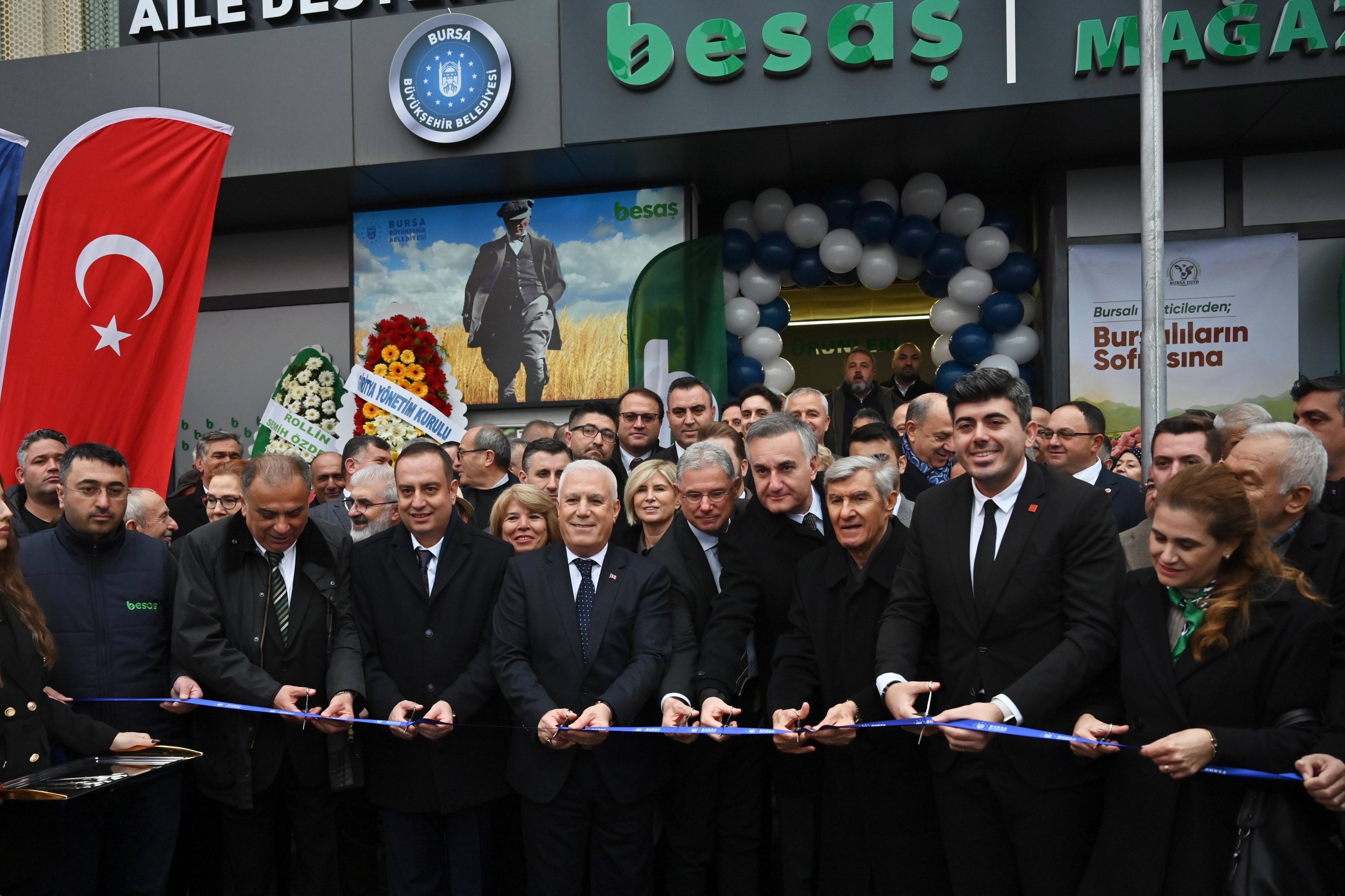 BESAŞ Fabrika Satış Mağazası törenle hizmete açıldı