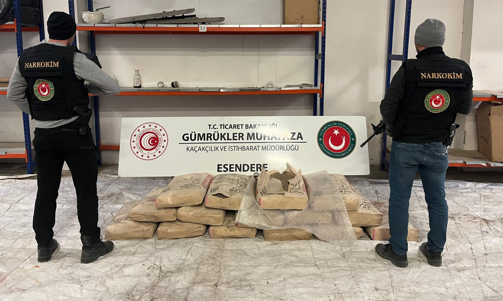 Ticaret Bakanlığı Gümrük Muhafaza ekiplerinden uyuşturucu operasyonu