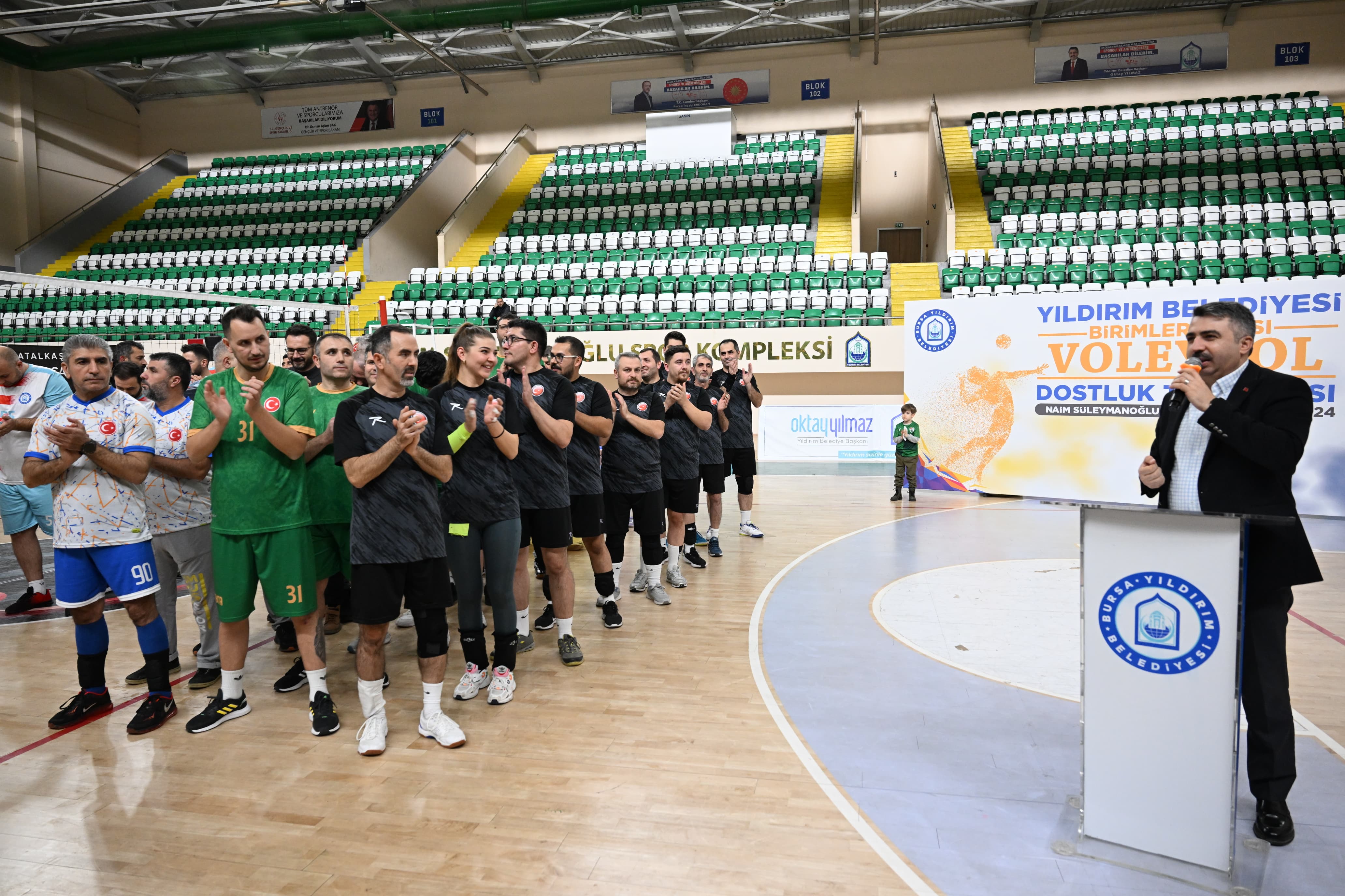 Yıldırım’daki birimler arası voleybol turnuvası sona erdi