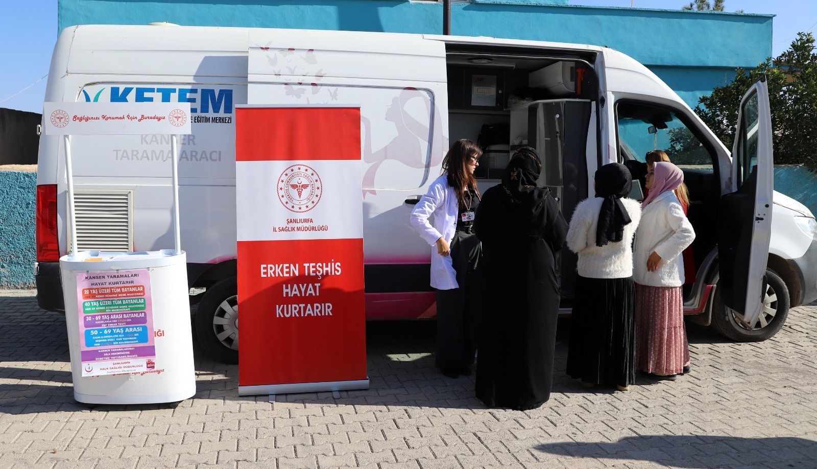 Akçakale’de sağlık tarama etkinliği gerçekleştirildi