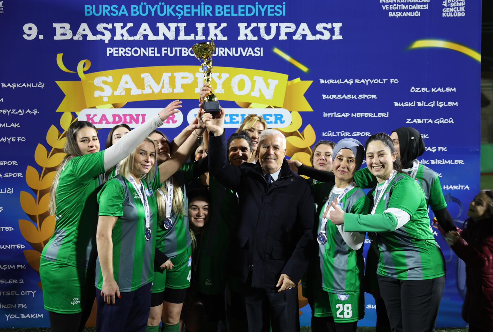 9. Başkanlık Kupası Personel Futbol Turnuvası sona erdi