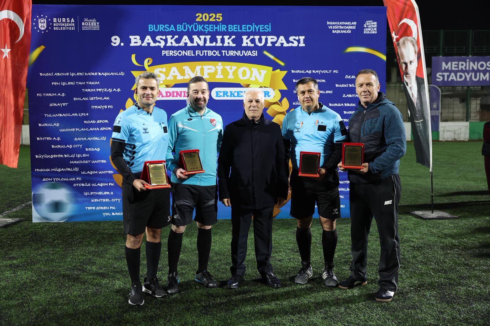 9. Başkanlık Kupası Personel Futbol Turnuvası sona erdi