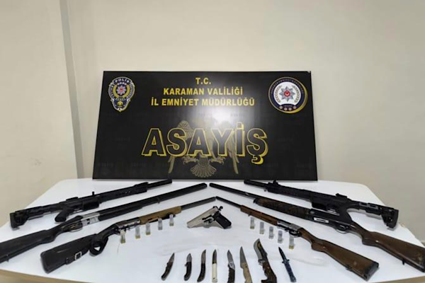 Karaman’da emniyet operasyonları