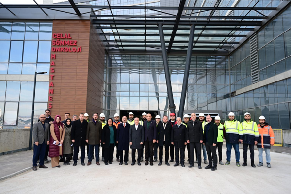 Ali Osman Sönmez Devlet Hastanesi’nde inşa çalışmaları hızlandırıldı