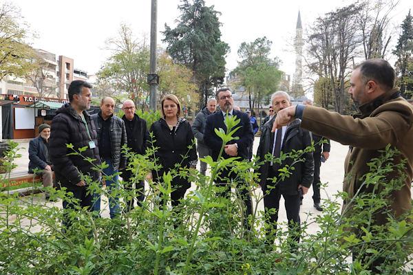 İzmit Yeni Cuma Parkı’nda peyzaj çalışmaları sürüyor