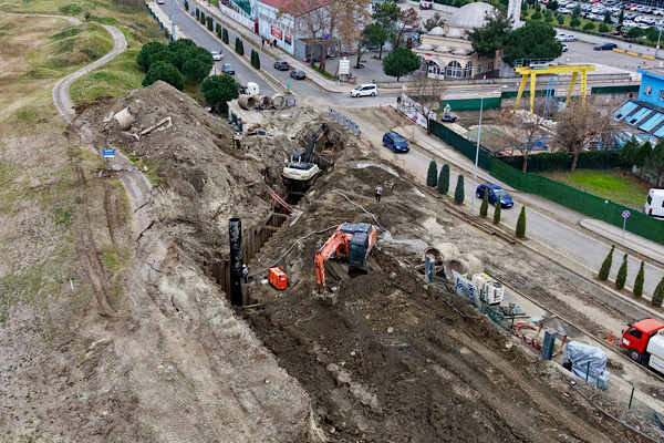 Atakum Atık Su Kolektör Hattı Projesi’nde sona yaklaşıldı