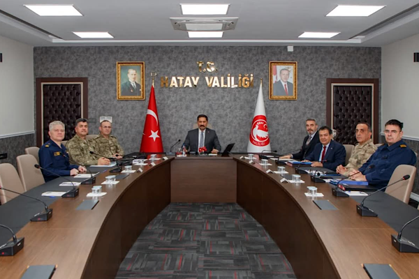Hatay’da İl Asayiş ve Güvenlik Toplantısı yapıldı
