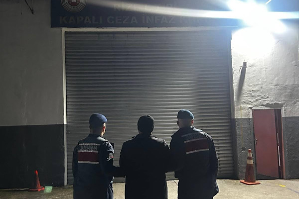Rize’de aranan şahıs yakalandı