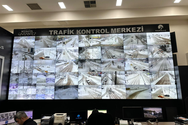 Gaziantep’te karla mücadele yapay zeka destekli yürütülüyor