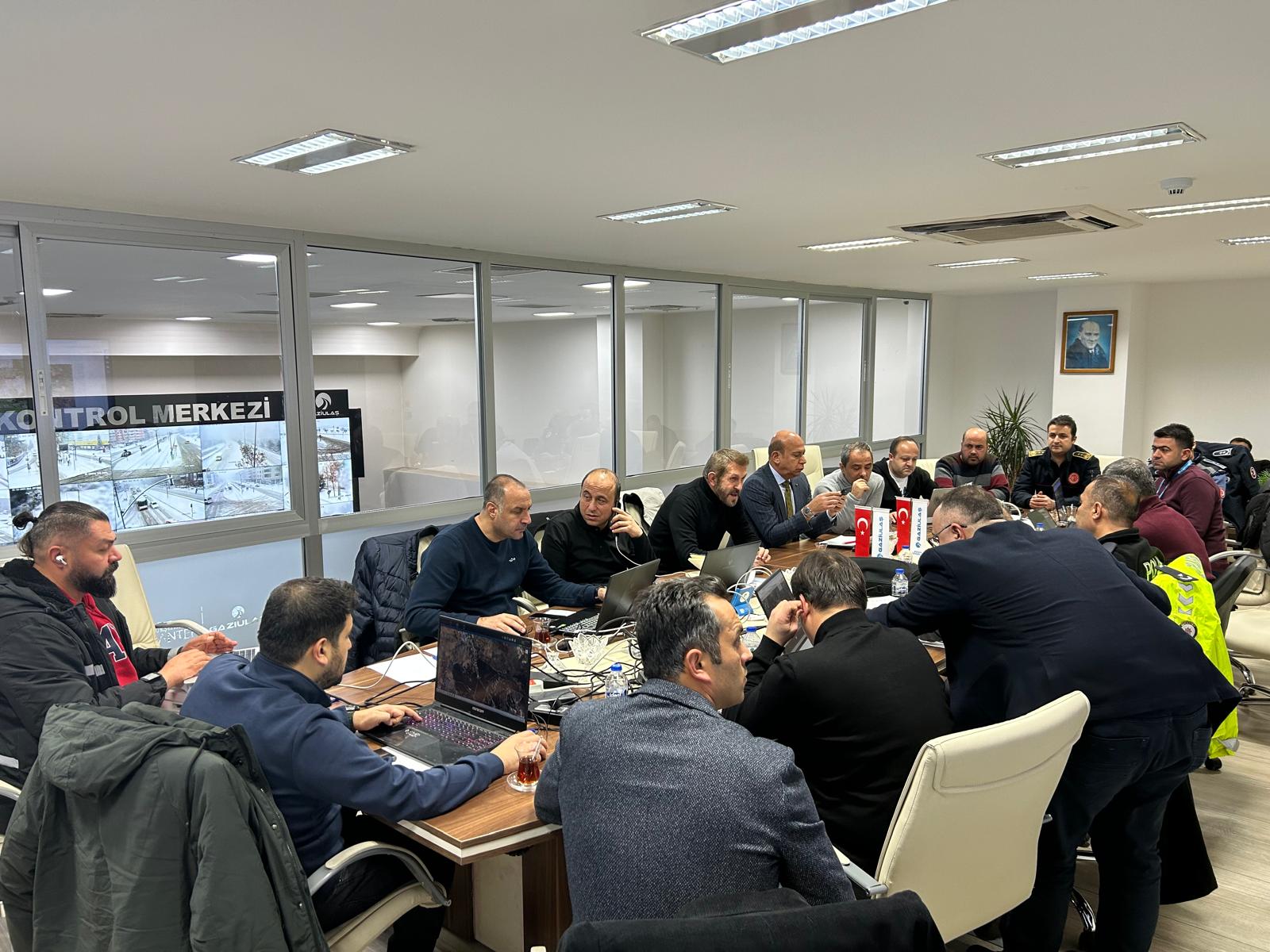 Gaziantep’te karla mücadele yapay zeka destekli yürütülüyor