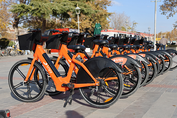 Konya’da paylaşımlı elektrikli bisiklet dönemi başladı