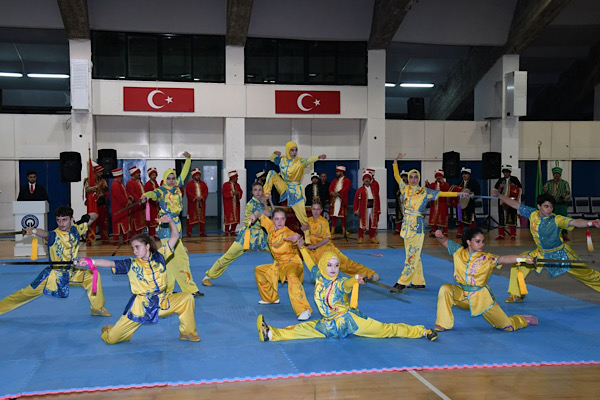 Trabzon’da Wushu Kung Fu gösterisi düzenlendi