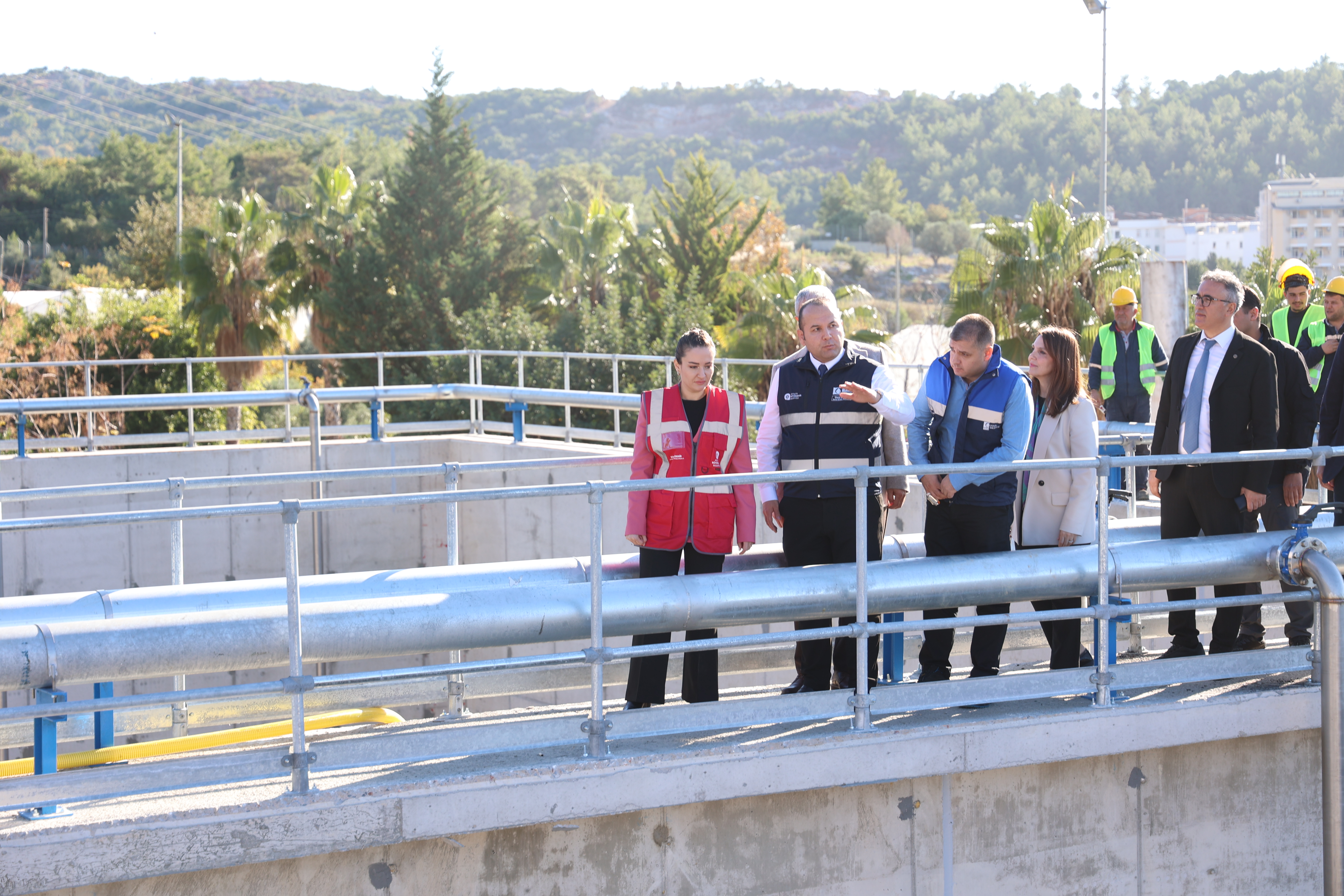 Başkan Vekili Özdemir, Konaklı Arıtma Tesisi’nde inceleme yaptı