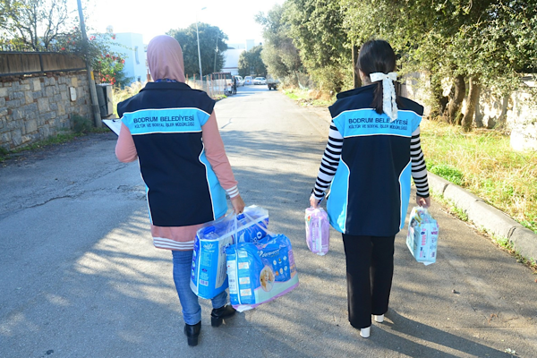 Bodrum Belediyesi’nden kapsamlı sosyal destek çalışmaları