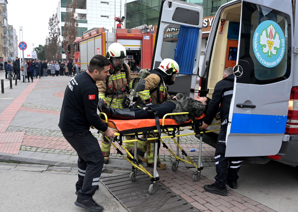 MASKİ’de yangın tatbikatı düzenlendi