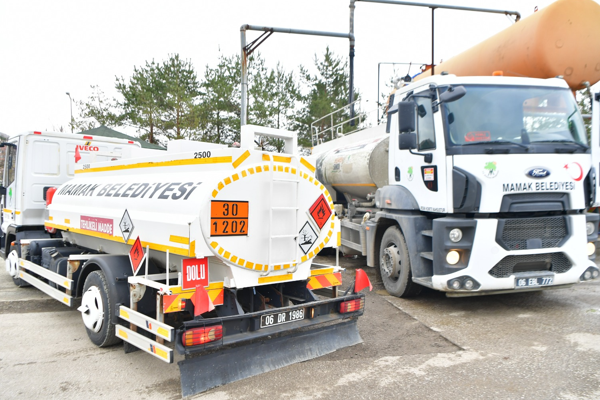 Mamak Belediyesi’nden Kırıkkale’deki yangını söndürme çalışmalarına destek