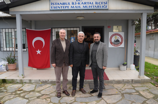 Kartal Belediyesi ekiplerinden muhtarlara ziyaret