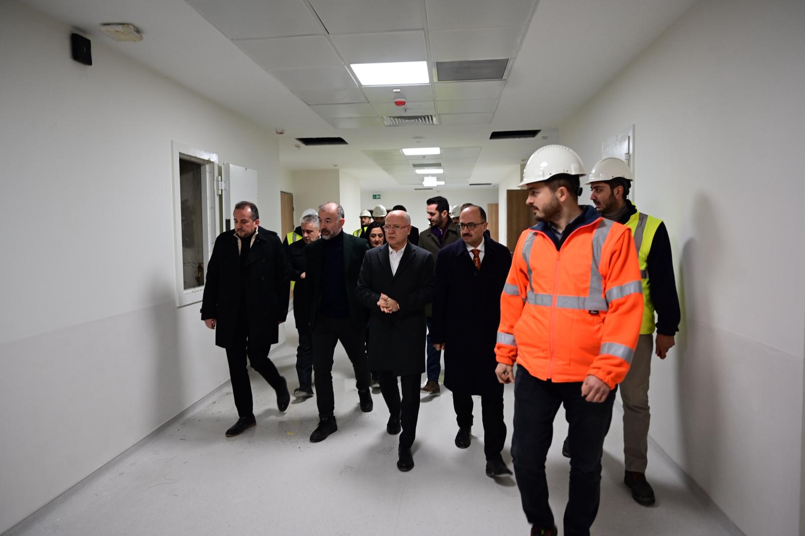 Ali Osman Sönmez Devlet Hastanesi’nde inşa çalışmaları hızlandırıldı