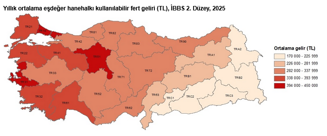 En yüksek gelir grubunun toplam gelirden aldığı pay yüzde 48,0’a düştü