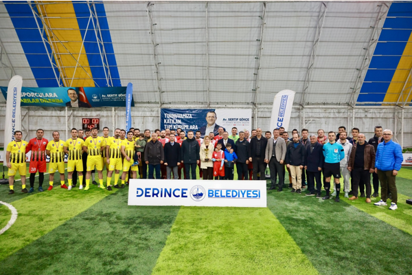 Derince’de Kurumlar Arası Futbol Turnuvası düzenlendi