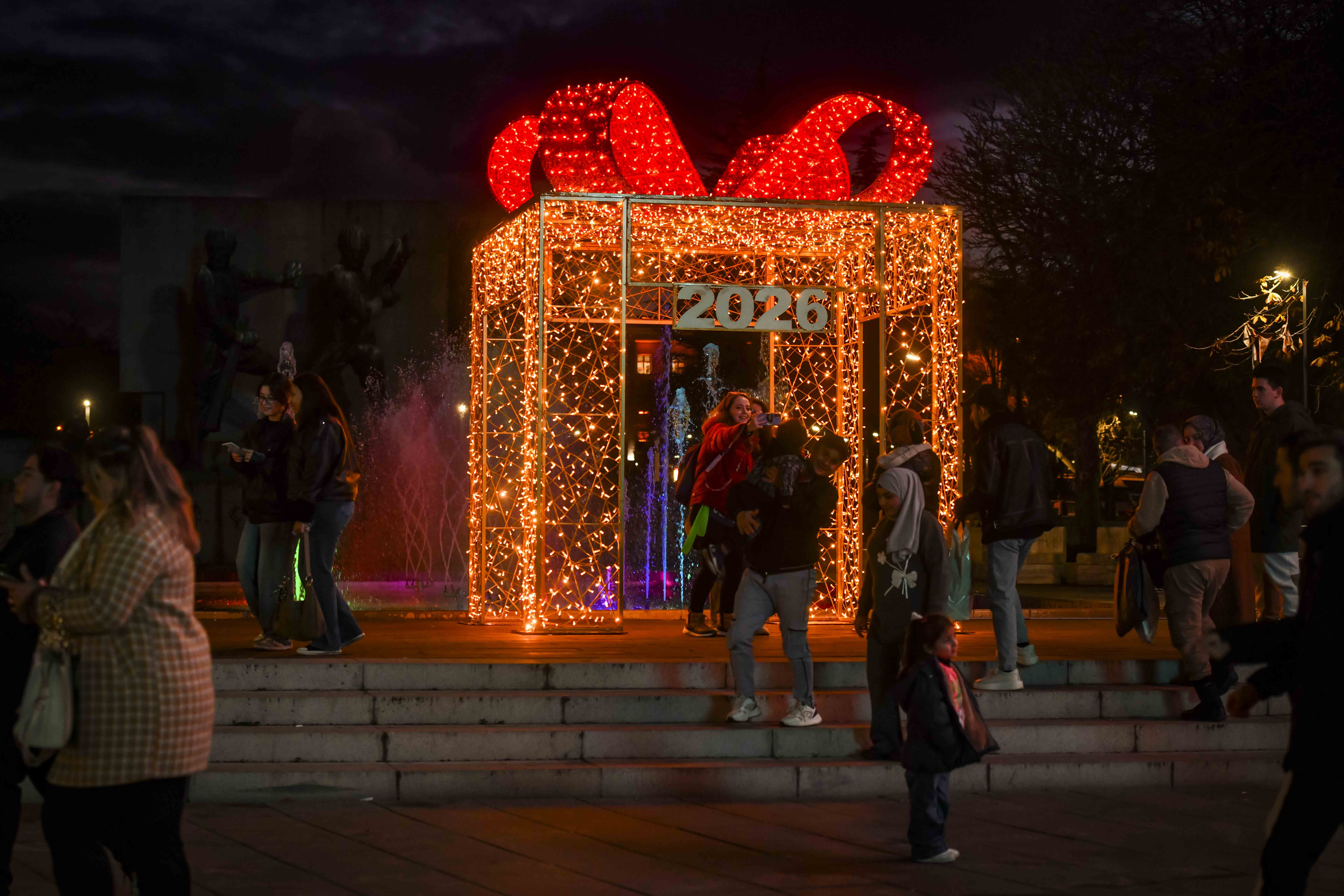 Kızılay Meydanı’nda yeni yıl coşkusu