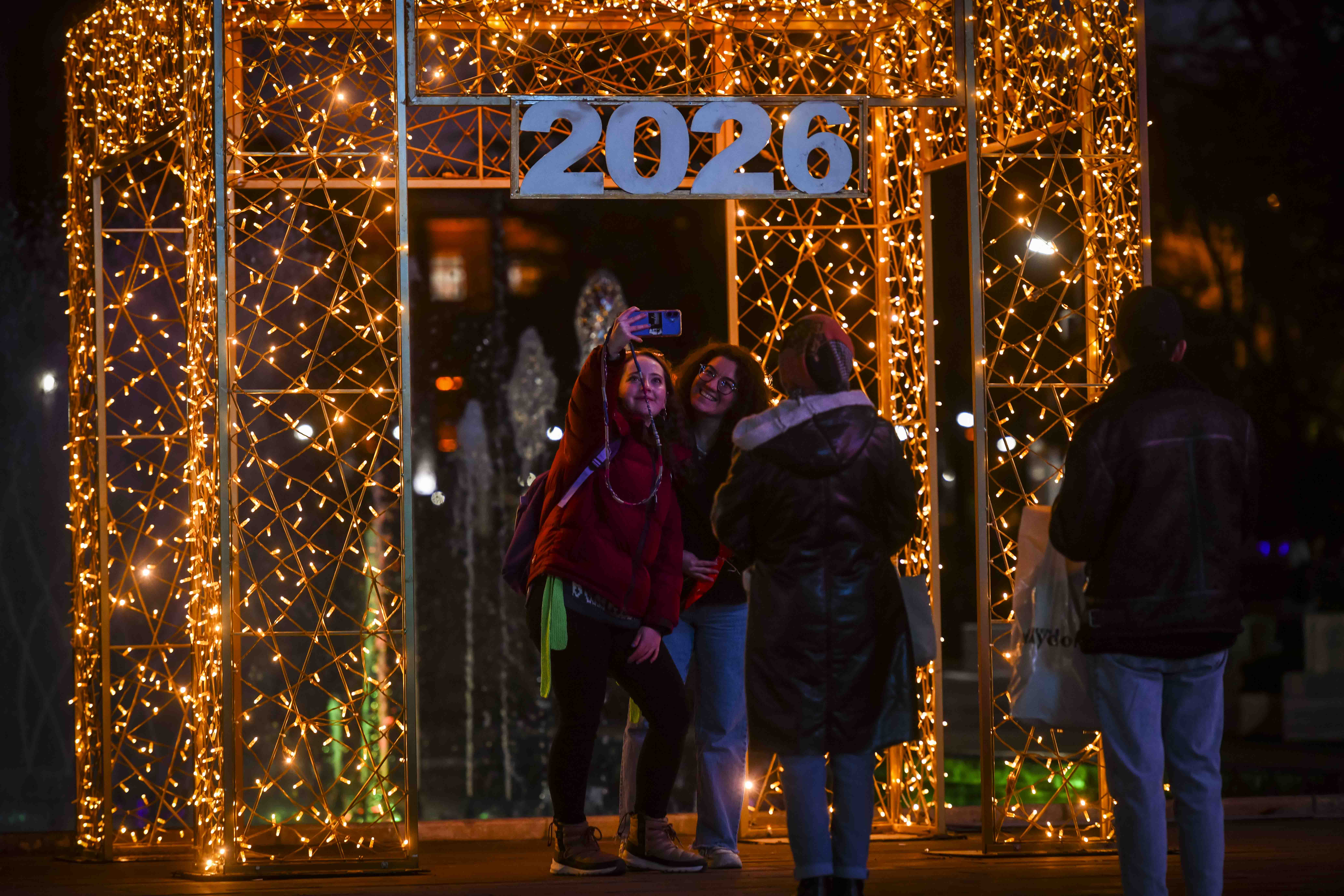Kızılay Meydanı’nda yeni yıl coşkusu
