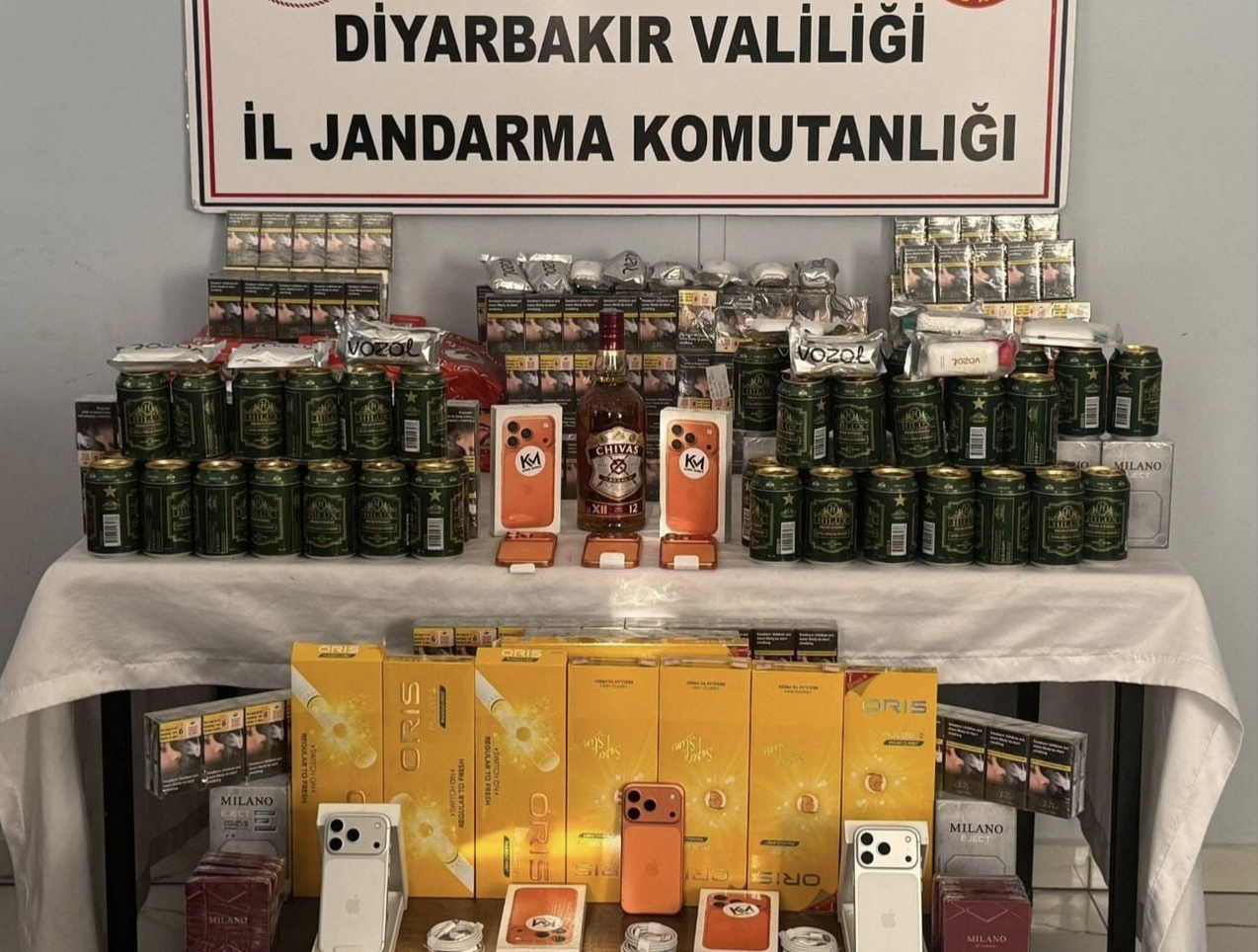 Diyarbakır’da kaçakçılık, uyuşturucu ve aranan şahıslara yönelik operasyonlar