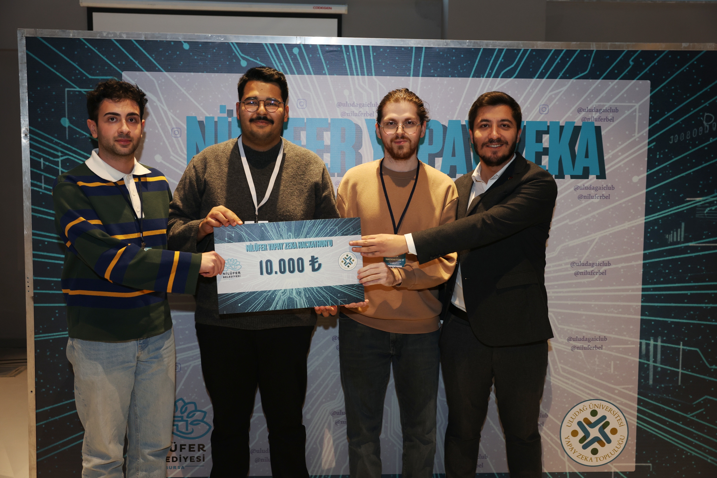 “Nilüfer Yapay Zeka Hackathonu” tamamlandı