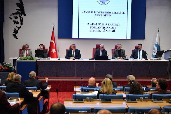 Kayseri’de Yılın Son Meclis Toplantısı yapıldı