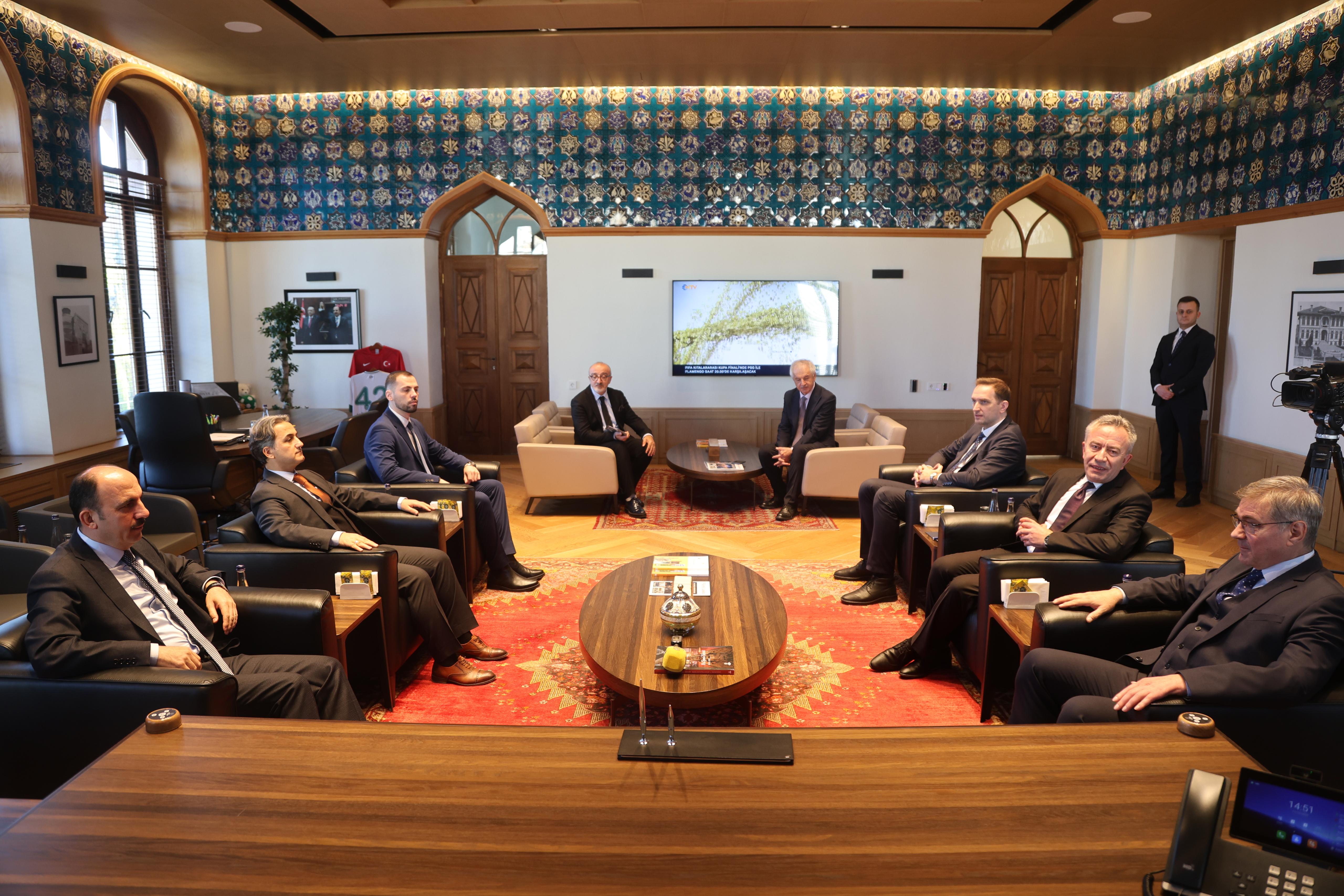 Altay, Bosna Hersek Temsilciler Meclisi Başkanı Zvizdic ile görüştü