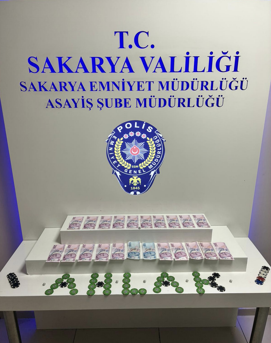 Sakarya’da kumar ve uyuşturucuya yönelik operasyonlar