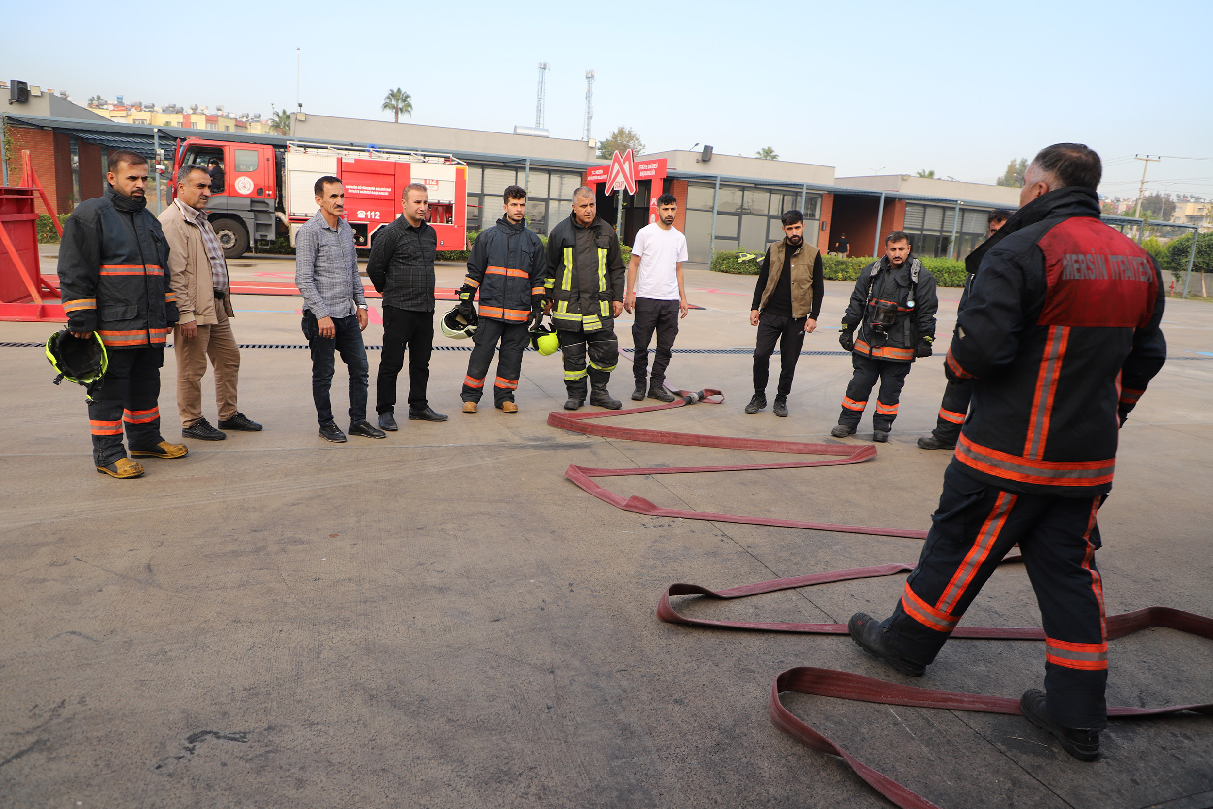 Derecik Belediyesi İtfaiye personeli, Ata Eğitim Merkezi’nde eğitim aldı
