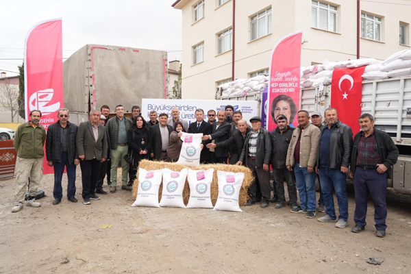 Eskişehir Büyükşehir Belediyesi’nden Günyüzü’ndeki üretilere destek