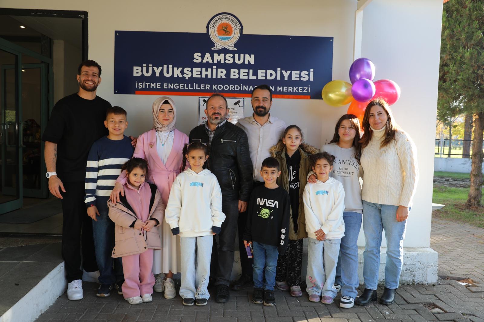 Samsun’da İşitme Engelliler Koordinasyon Merkezi hizmete açıldı