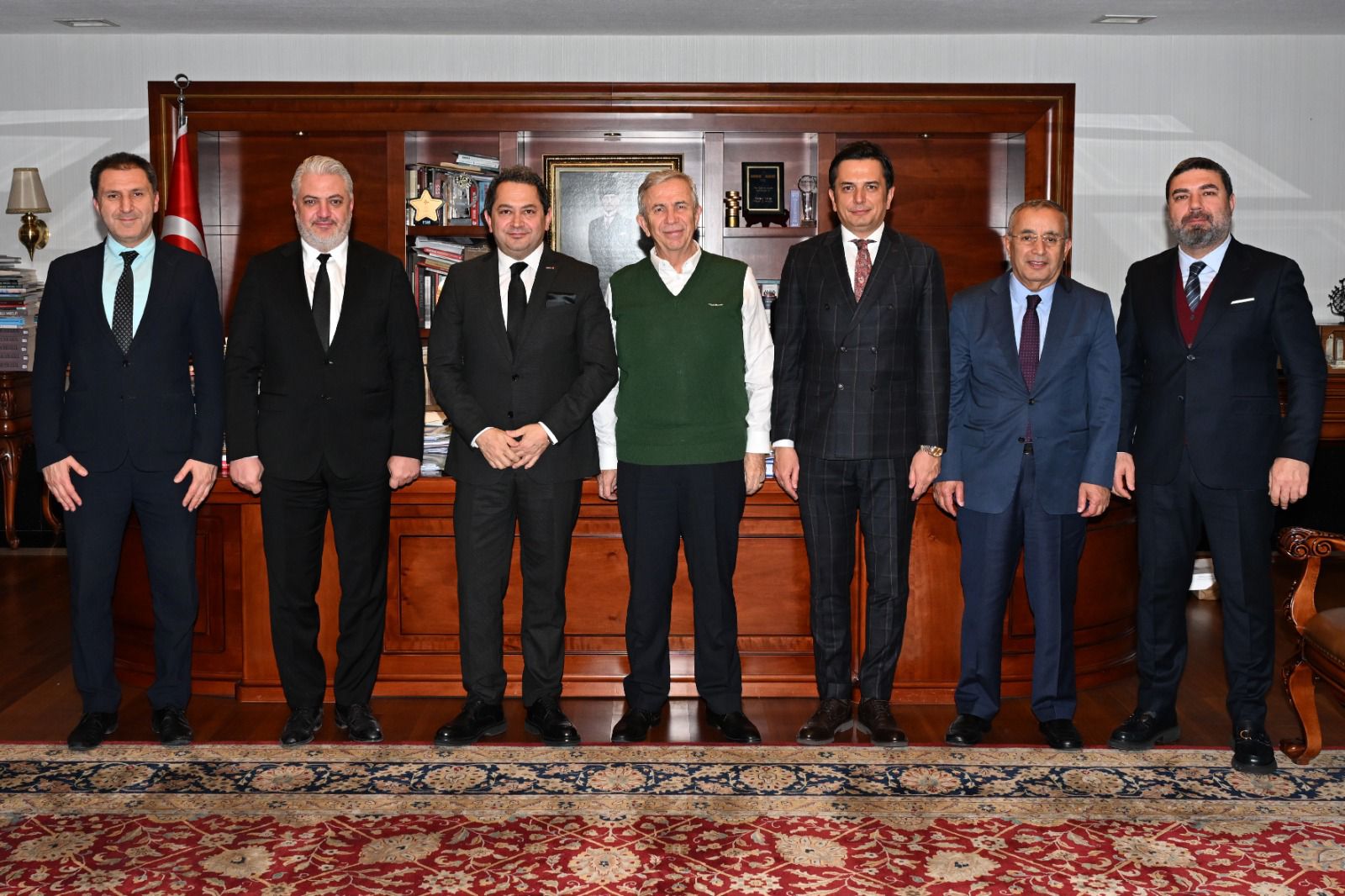 ASO 1. OSB Yönetim Kurulu’ndan Başkan Mansur Yavaş’a Nezaket Ziyareti