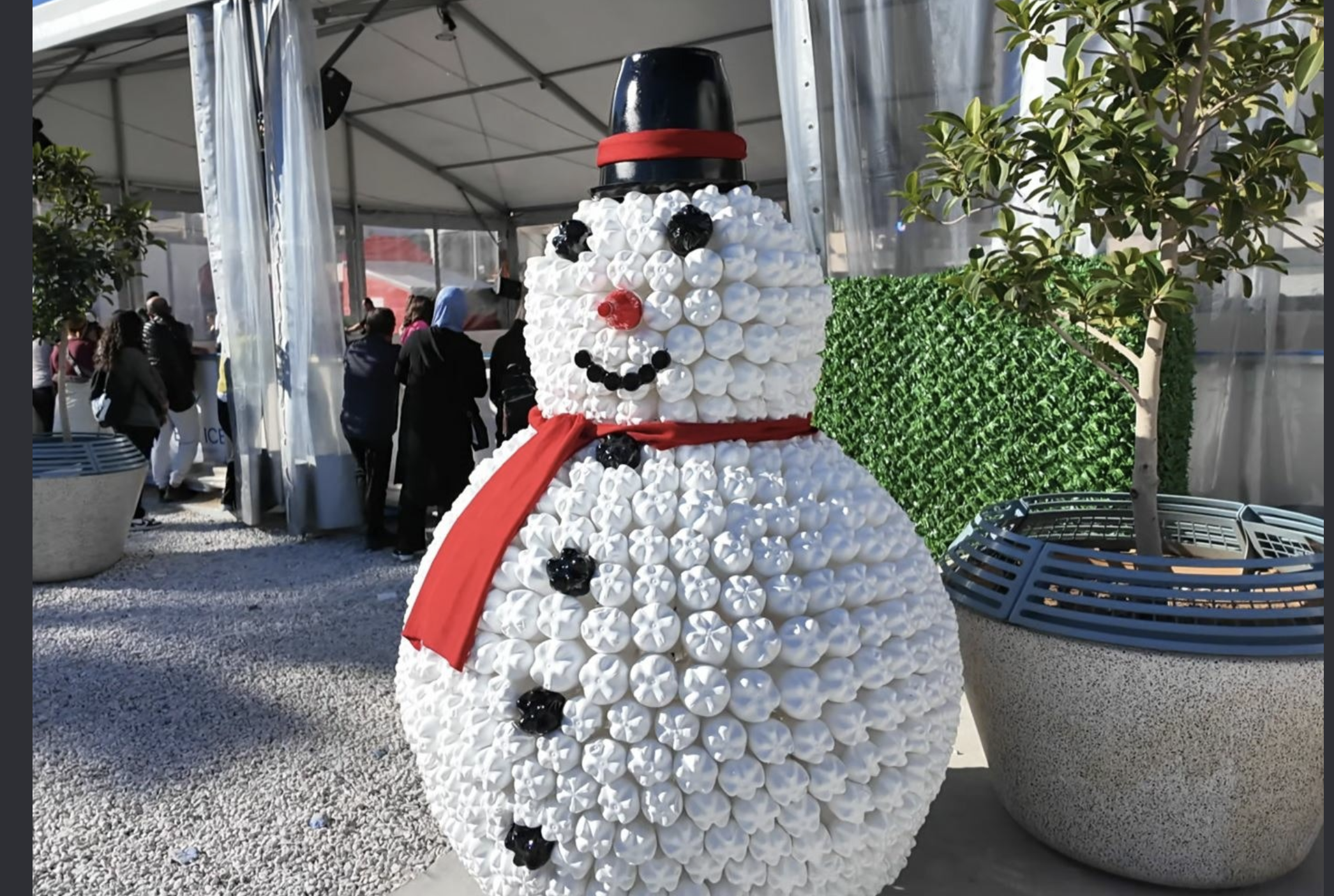 Marmaris ” Çevreci Kardan Adam ve Noel Baba” ile buluştu