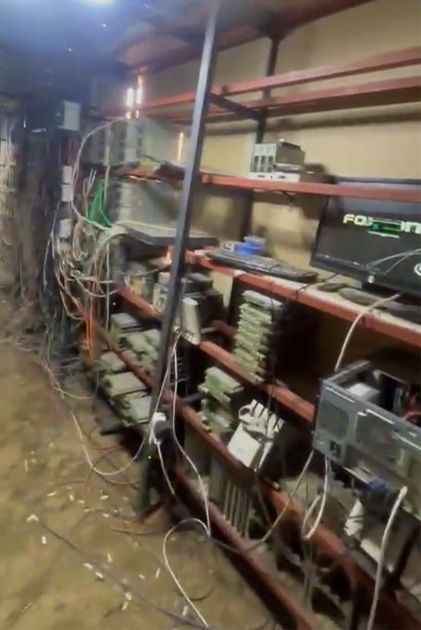 Kaçak elektrikle kripto vurgunu