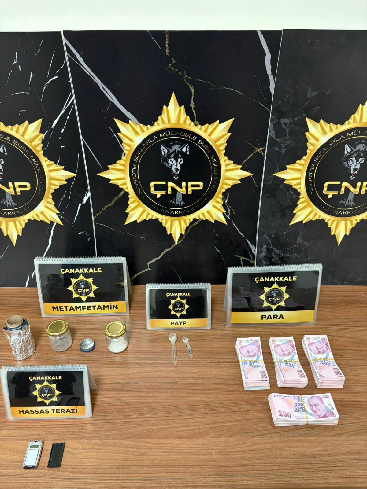 Çanakkale’de uyuşturucu operasyonu: 3 tutuklama