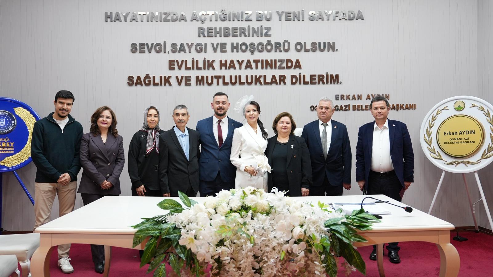 Başkan Aydın, yılın son nikahını kıydı