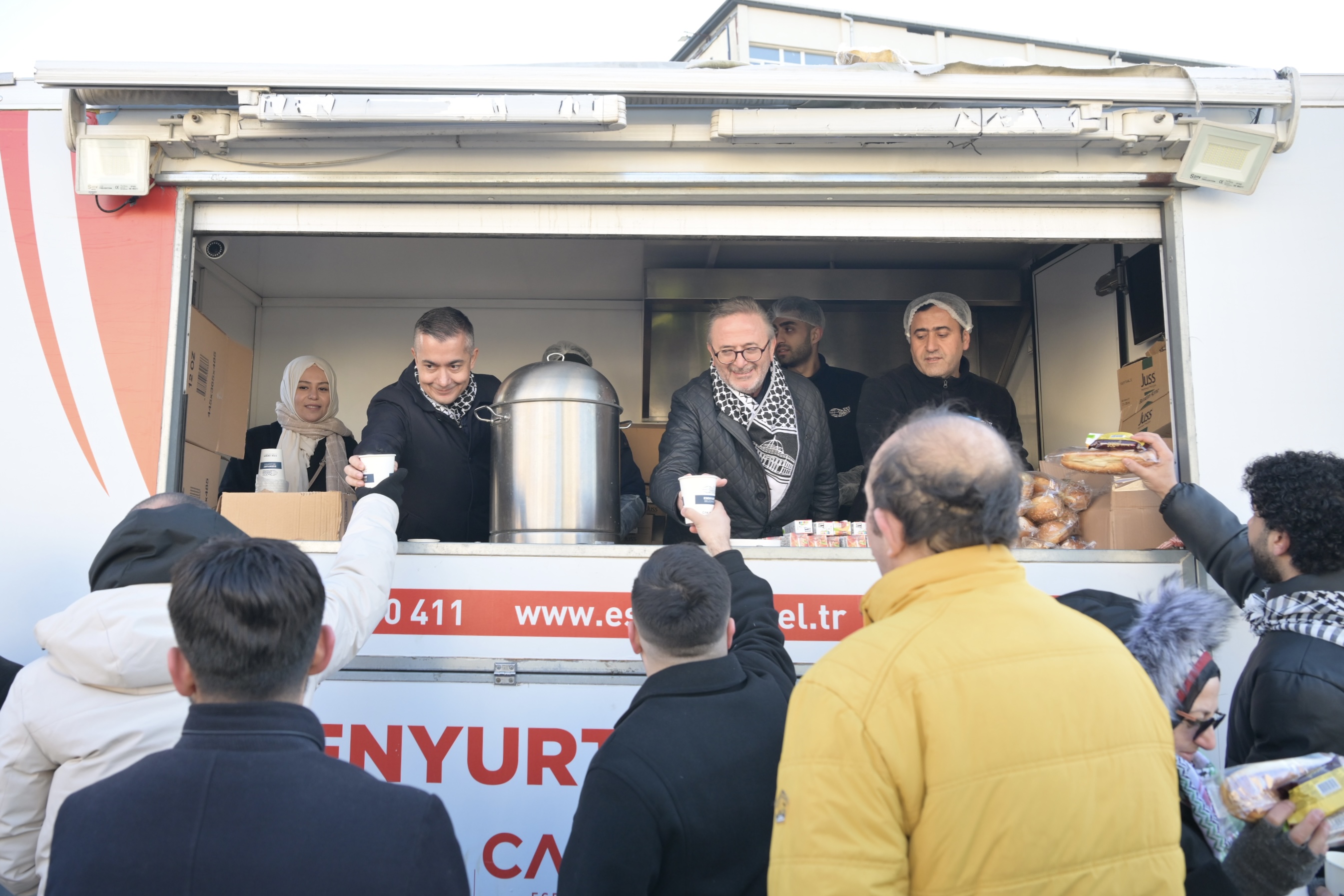 Başkan Vekili Aksoy, Filistin’e destek yürüyüşüne katıldı