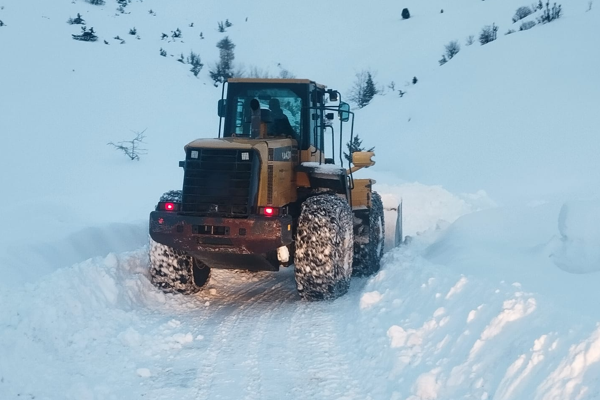 Siirt’te karla mücadele çalışmaları