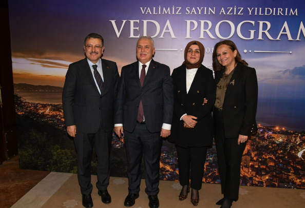 Başkan Genç, Vali Yıldırım’ın veda yemeğine katıldı