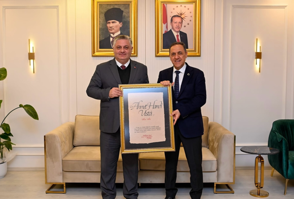 Başkan Gürel’den Vali Usta’ya hayırlı olsun ziyareti