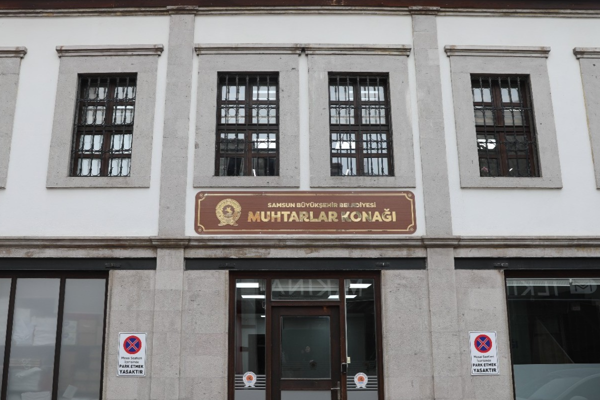 Samsun Muhtarlar Konağı’ndaki çalışmalar bitti