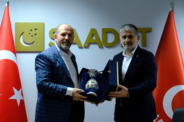 Saadet Partisi Bursa İl Başkanı Gürsel’e İHH’dan ziyaret
