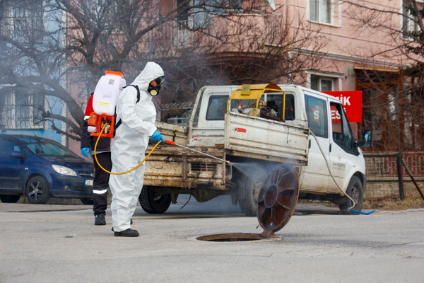 Uşak’ta haşerelere karşı önlem alındı